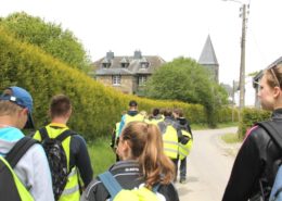 Hike tijdens een schoolkamp in de Ardennen