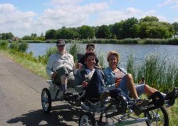 Familiefiets tijdens een familiedag in Gelderland