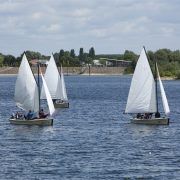 Zeilen tijdens bedrijfsuitje in Gelderland