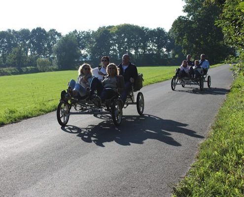 Familiefiets bij een uitje in Gelderland