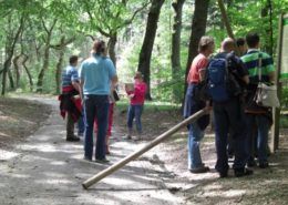 Groep mensen tijdens een hiking in Gelderland